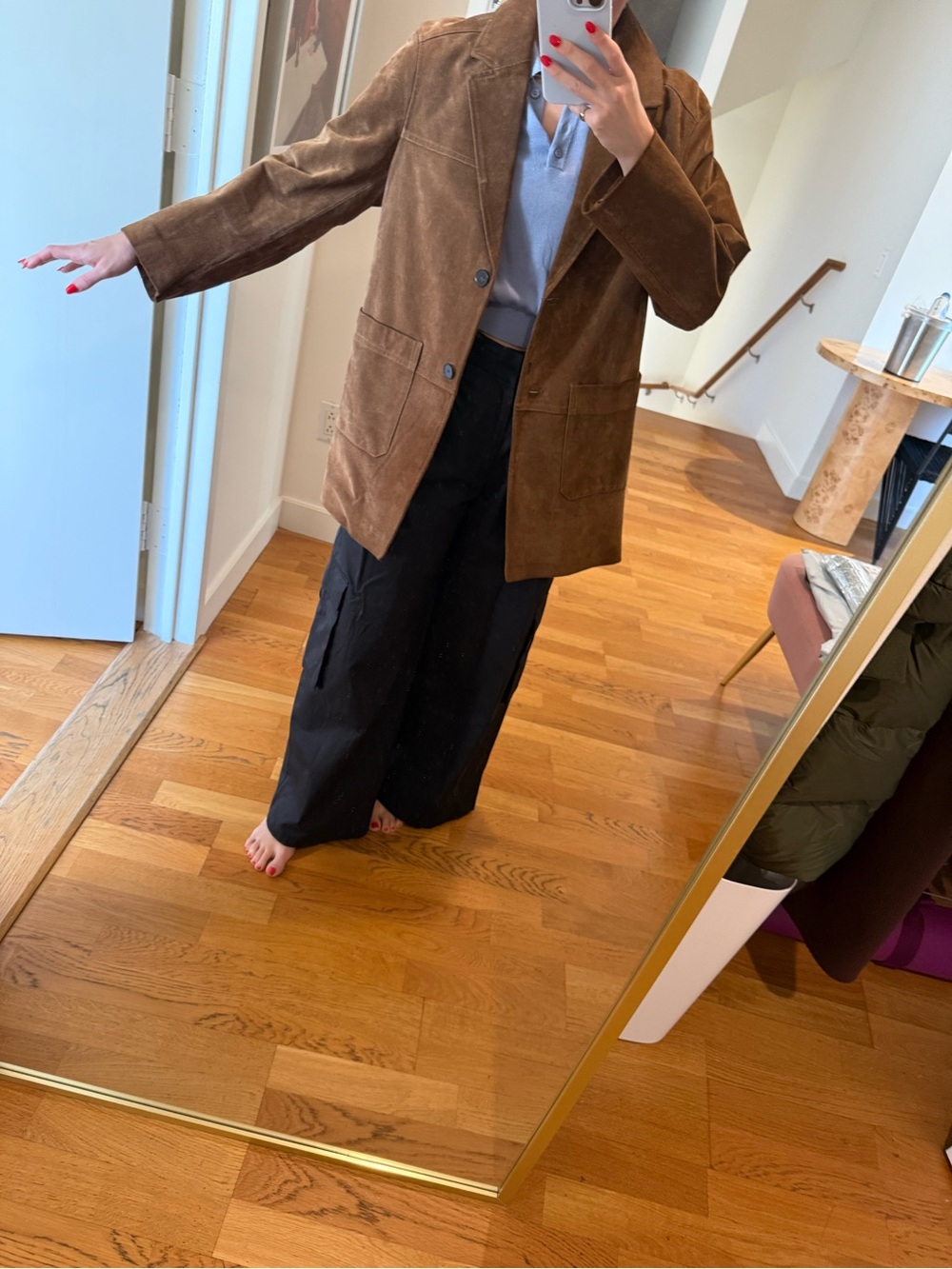 Zara Suede Blazer - Picture 3 of 4